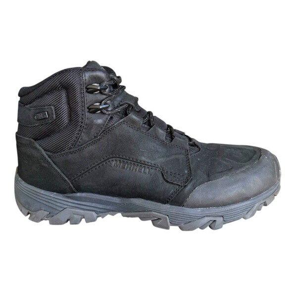 Merrell Coldpack Ice Mid Polar Black Winter Boots Size 10 J91841 Men’s - Picture 2 of 10